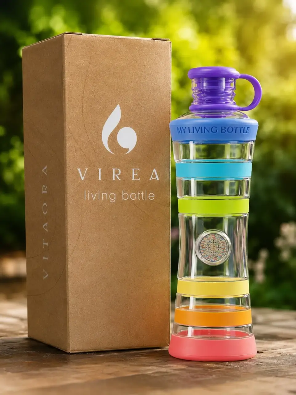 VIREA Living Bottle mit Geschenkbox